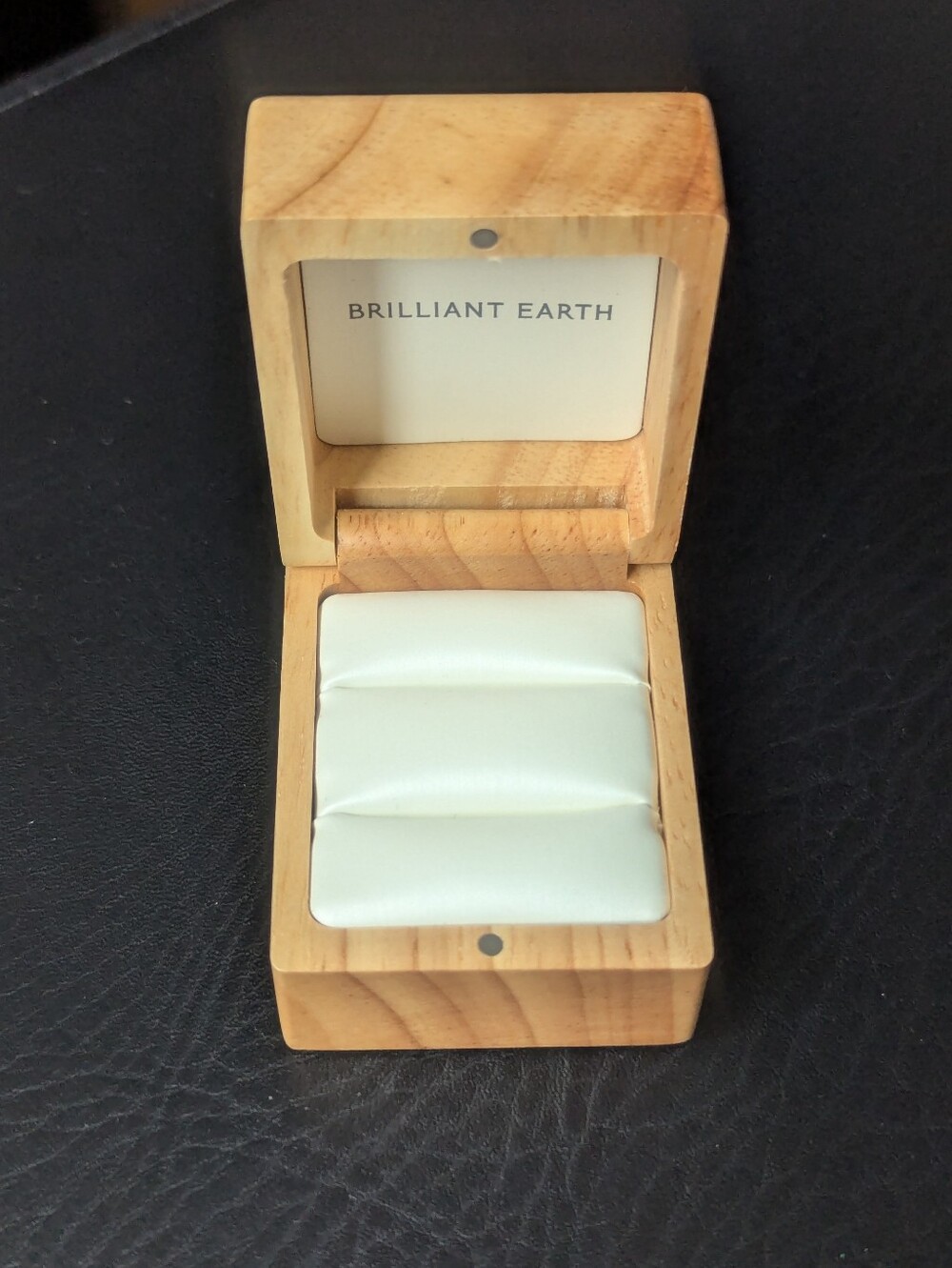 Brilliant Earth Empty Wooden Ring Box